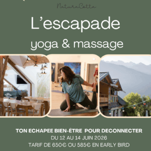 Retraite Yoga L'escapade du 12 au 14 juin